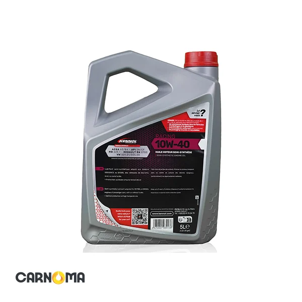 روغن موتور کنول 10w-40 RACING حجم 5 لیتر