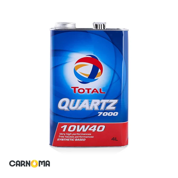 روغن موتور توتال 10w-40 حجم چهار لیتر (فلزی)