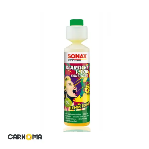 شیشه شوی پمپی سوناکس رایحه لیمو حجم 250 میلی لیتر